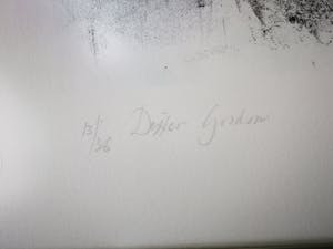 Piet Klaasse - Litho. Dexter Gordon. kopen? Bied vanaf 95!