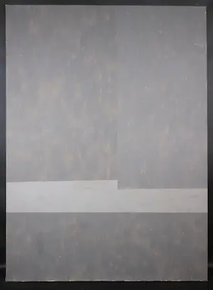 Rien Monshouwer - Olieverf op doek, Grijze vlakken (Groot) kopen? Bied vanaf 1!