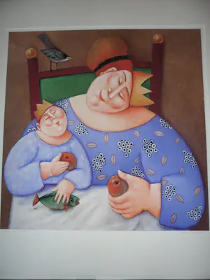 Ada Breedveld - Giclee, Moeder met kind. kopen? Bied vanaf 75!