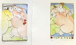 Ada Breedveld - 2 Dames en 3 Tulpen, Gouden Vogel verkocht voor € 50!