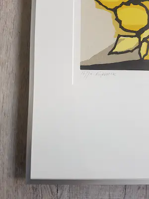 Fon Klement - Fleurs sur fond noir kopen? Bied vanaf 175!