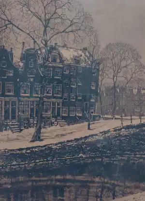 Cornelis Brandenburg - Spiegelgracht, ets verkauft für € 40!