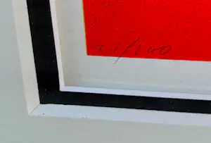 Herman Brood - grote ingelijste zeefdruk: Metro lovers kopen? Bied vanaf 695!