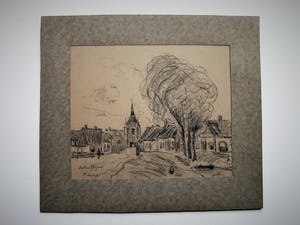 Jan van Rhijnnen - Gezicht op de Lekpoort in Vianen kopen? Bied vanaf 55!