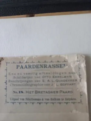 Otto Eerelman - Paardenrassen nr.18 het Bretagnerpaard kopen? Bied vanaf 50!