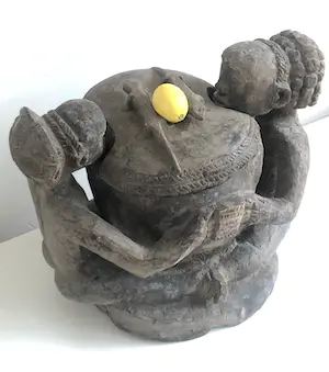 Congo - Offerpot, Luba People (Groot) kopen? Bied vanaf 125!