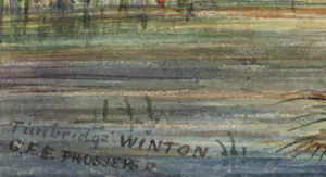 Niet of onleesbaar gesigneerd - 19e eeuwse aquarel - George Frederick Prosser (1805-1882) kopen? Bied vanaf 1!