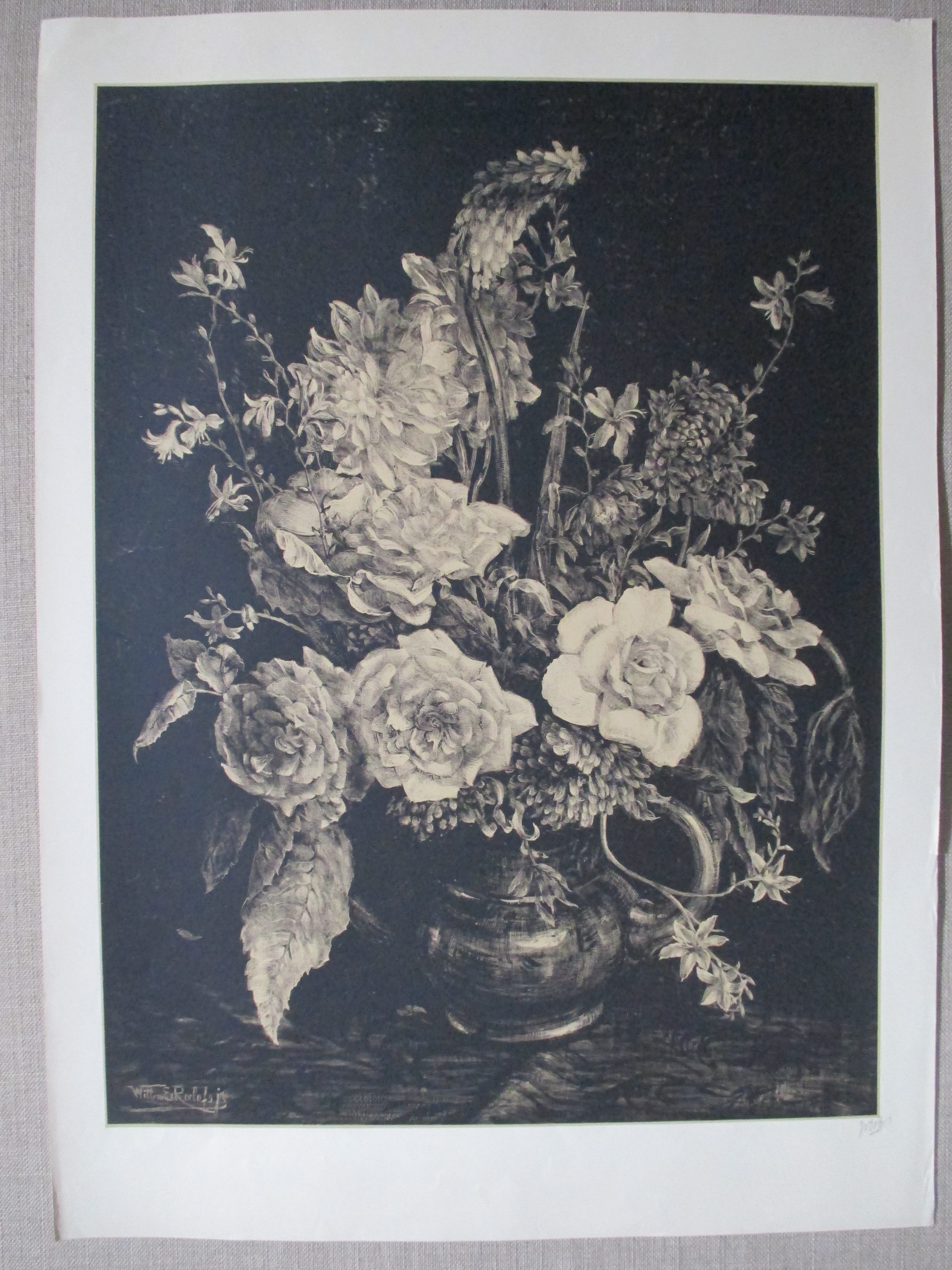 Willem Roelofs (jr.) - Litho  verkocht voor € 50!