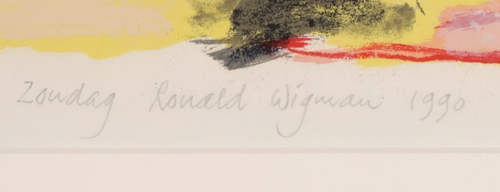 Ronald Wigman - Ronald Wigmam: Litho, Zondag kopen? Bied vanaf 1!