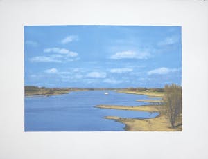 Henk van de Laar - Zeefdruk, Rivier en land kopen? Bied vanaf 1!