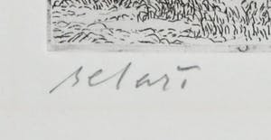 Gerard Bellaart - Ets, Landschap kopen? Bied vanaf 1!