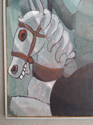 Engelbert Gijsbrecht van Heusden - Bejaard op draaimolenpaard. kopen? Bied vanaf 10!