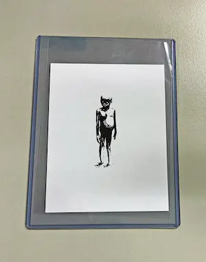 AcheterBanksy - Originele Showcard Exhibition 2006 Barely Legal in LA? Enchérissez de 75!