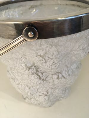 WMF - Frosted glas, verzilverde ijsemmer kopen? Bied vanaf 45!