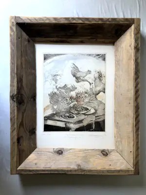 Jürgen Görg - Mr. Goldenberg und Schmuyle, M. Mussorgsky 8 - Ets, Massief Ingelijst kopen? Bied vanaf 60!