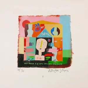 Wouter Stips - Zeefdruk, Our house is a very very very fine house kopen? Bied vanaf 1!