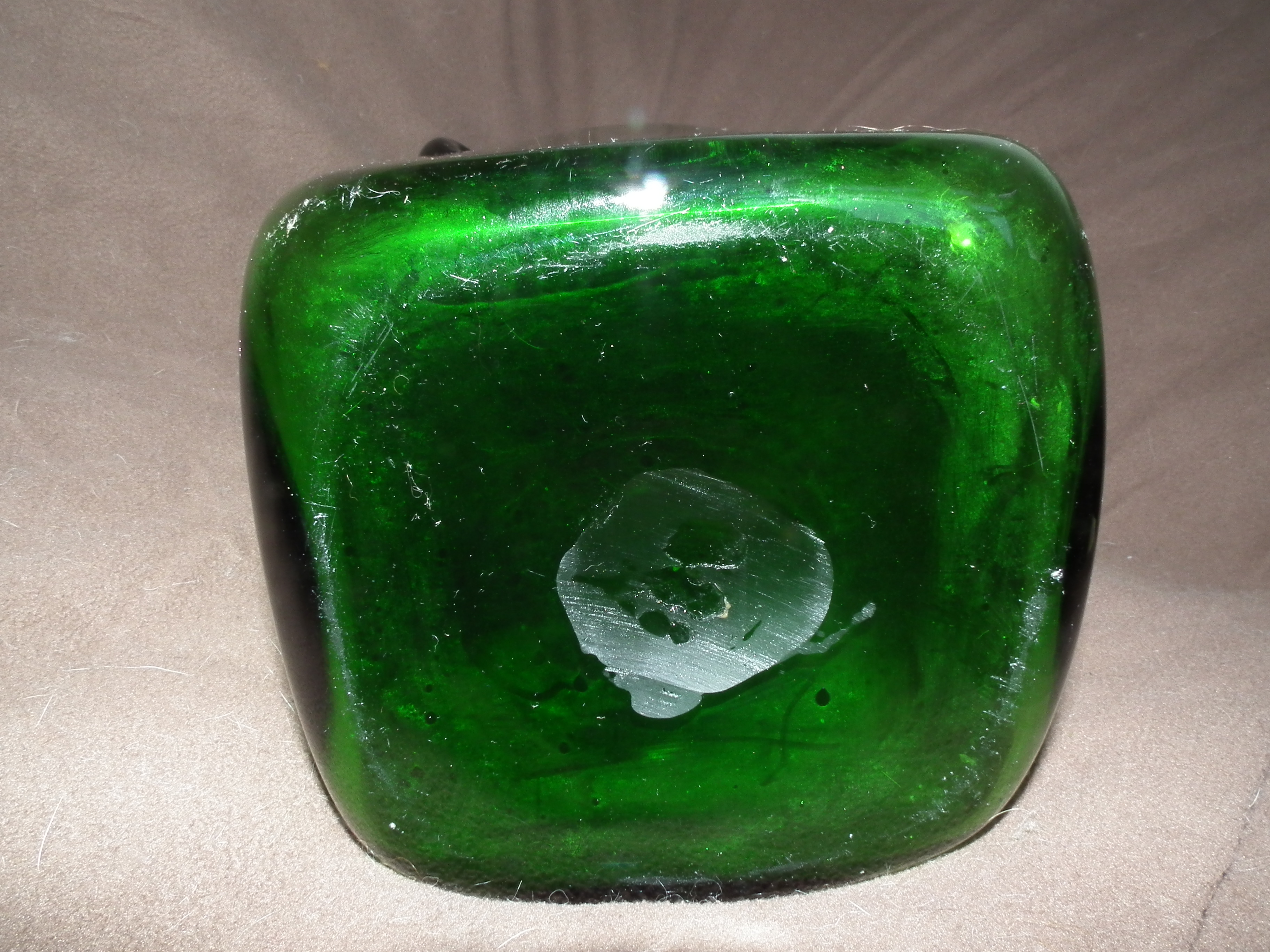 Empoli Glas - Empoli verde vaas met aangezet oor kopen? Bied vanaf 50!