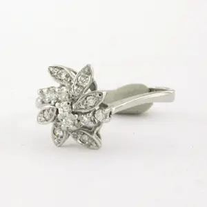 14k witgouden ring met briljant geslepen diamant tot. 0.15ct - ringmaat 16.5(52) kopen? Bied vanaf 250!