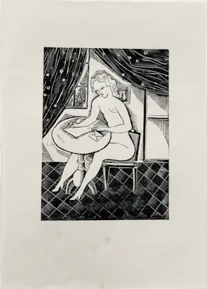 Tsuguharu Foujita - Liebesbrief Weiblicher Akt Liebe 1925 ars nuditas Love letter kopen? Bied vanaf 85!