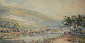 Niet of onleesbaar gesigneerd - 19e eeuwse aquarel - George Frederick Prosser (1805-1882) kopen? Bied vanaf 1!