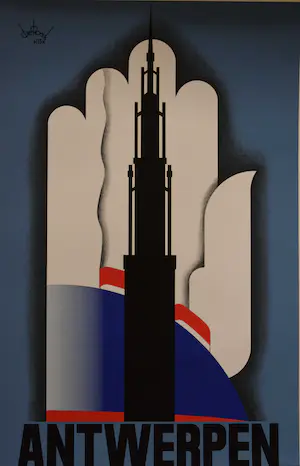 Lucien De Roeck - Antwerpen wereldhaven en kunststad (1934) - 1993 kopen? Bied vanaf 125!