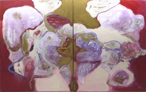 Bert Braam - Acryl op doek, Tweeluik, Dreamland - Zeer groot! kopen? Bied vanaf 600!