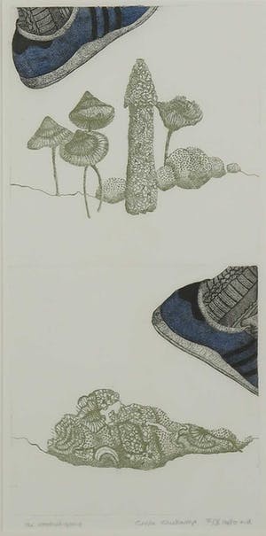 Carla Kleekamp - Ets en aquatint, De vooruitgang - Ingelijst kopen? Bied vanaf 1!