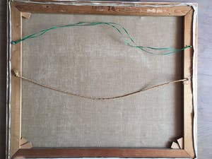 Hubert Bekman - Olieverf kerkje te Asselt ad Maas kopen? Bied vanaf 185!