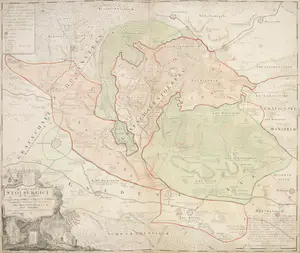 AcheterNiet of onleesbaar gesigneerd - Handgekleurde kopergravure, Comitatus Stolbergici? Enchérissez de 1!