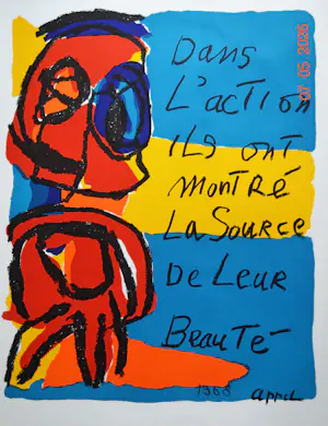 Karel Appel - In Action They Revealed The Mainspring of Their Beauty kopen? Bied vanaf 165!