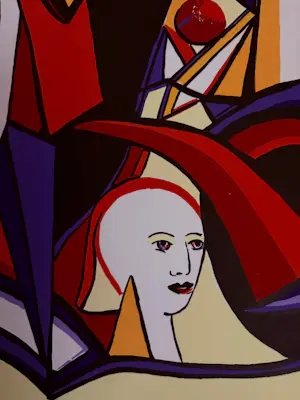 Maartje Wijngaarden - “Faces”. Handgesigneerd en genummerde zeefdruk. kopen? Bied vanaf 35!