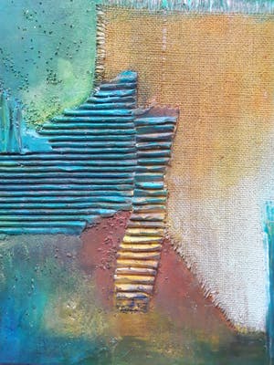 Niet of onleesbaar gesigneerd - Tweeluik abstract. kopen? Bied vanaf 1!