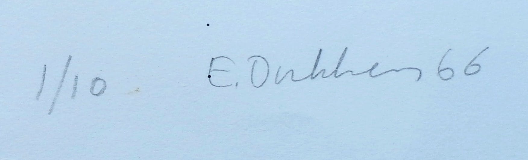 Ed Dukkers - Litho: Begrafenis - 1966 kopen? Bied vanaf 40!