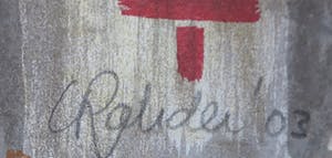 Liesbeth Rahder - Zeefdruk op geschept papier, Zonder titel kopen? Bied vanaf 1!