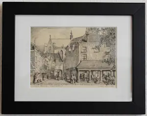 Jan Strube - Oud Breda, Vismarkt kopen? Bied vanaf 75!