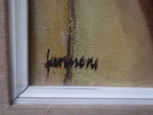 Niet of onleesbaar gesigneerd - Mooie jonge vrouw ca 1960 - Janssens ? kopen? Bied vanaf 1!