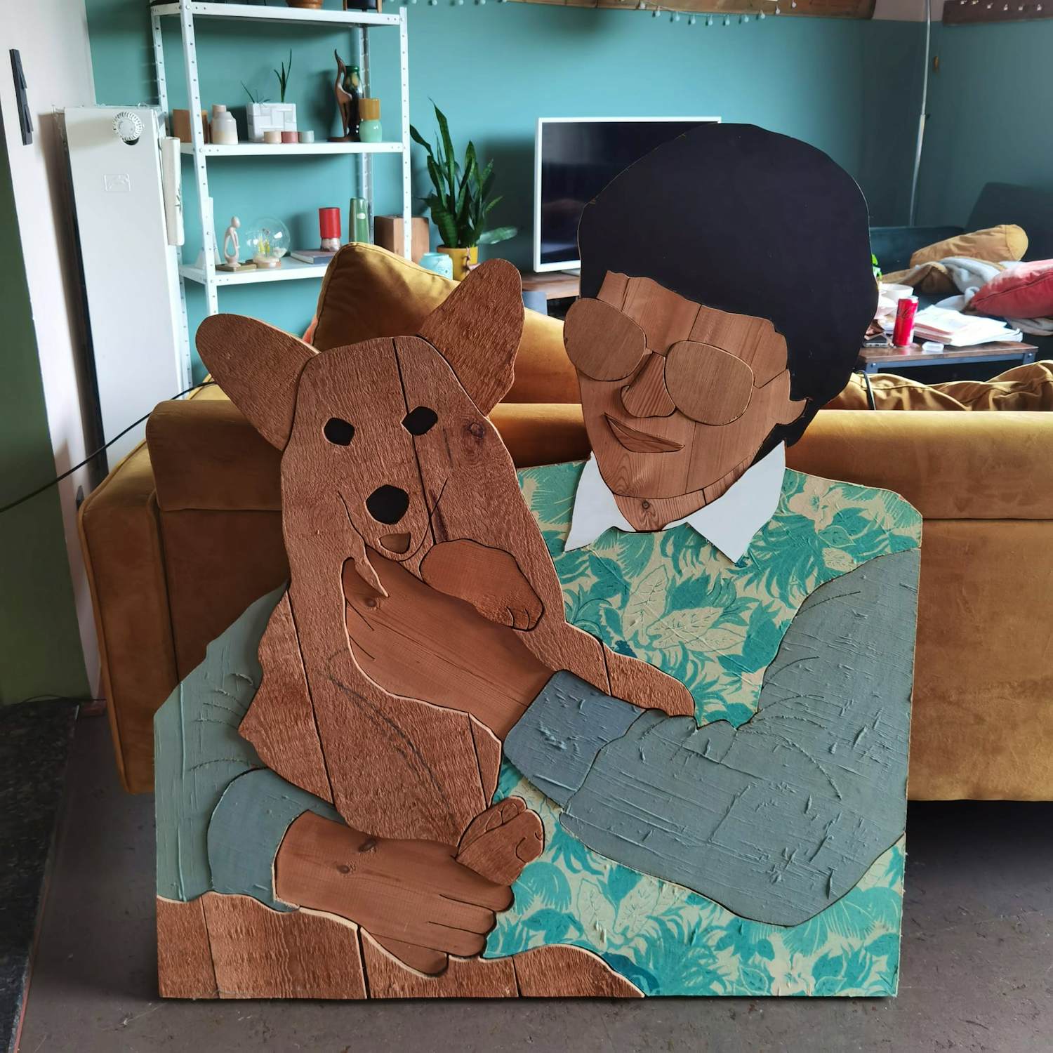 Pieter Celie - Vrouw met hond kopen? Bied vanaf 450!