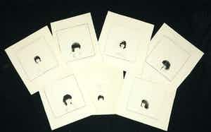 Robbert de Bakker - Lot van zeven etsen, Annemarie (serie) verkocht voor € 1!