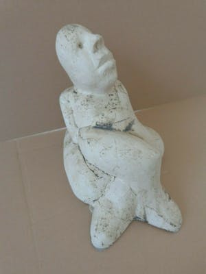Sjer Jacobs - FIGUUR / SCULPTUUR KERAMIEK / H=28cm / SIG / UNIEK STUK kopen? Bied vanaf 90!