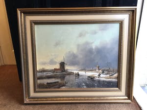 Johannes Hessel Brolsma - C4405 - Winterpret kopen? Bied vanaf 400!