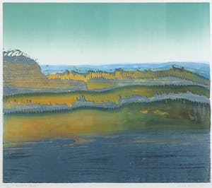 Willem de Vries - Houtsnede, Sussex XIII - Ingelijst kopen? Bied vanaf 20!