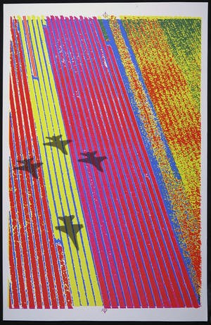 Henk van der Vet - Zeefdruk, Zonder titel kopen? Bied vanaf 1!