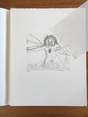 Vic Gentils - Gesigneerde ets - 1981 - 'De Spinnekop' - VII/XX kopen? Bied vanaf 35!