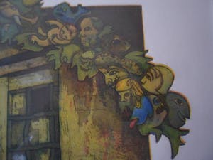 Rob Clous - Kleuren ets, Titel. "Tuinwijk 1". kopen? Bied vanaf 35!