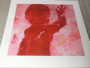 Armando - Kopf: Giclee op katoenpapier. Spetterende kleuren! Nu laatste keer vanaf € 1 ! kopen? Bied vanaf 1!