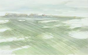 Wim de Bruin - Aquarel op papier, Landschap kopen? Bied vanaf 1!