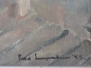 Theo Swagemakers - Panorama over Brussel - Olieverf op doek kopen? Bied vanaf 250!