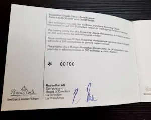 Jan van der Vaart - Daniël Groen _Rosenthal Renaissance vaas kopen? Bied vanaf 625!