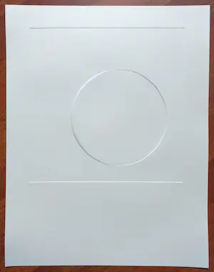 Harry van Kuyk - Minimalistische compositie, reliëfdruk kopen? Bied vanaf 195!