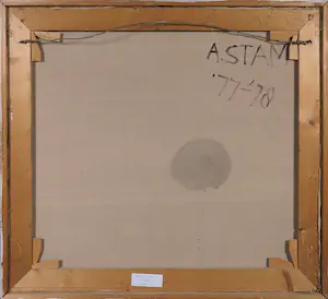 Arthur Stam - Olieverf op doek, Tuinkas - Ingelijst kopen? Bied vanaf 1!